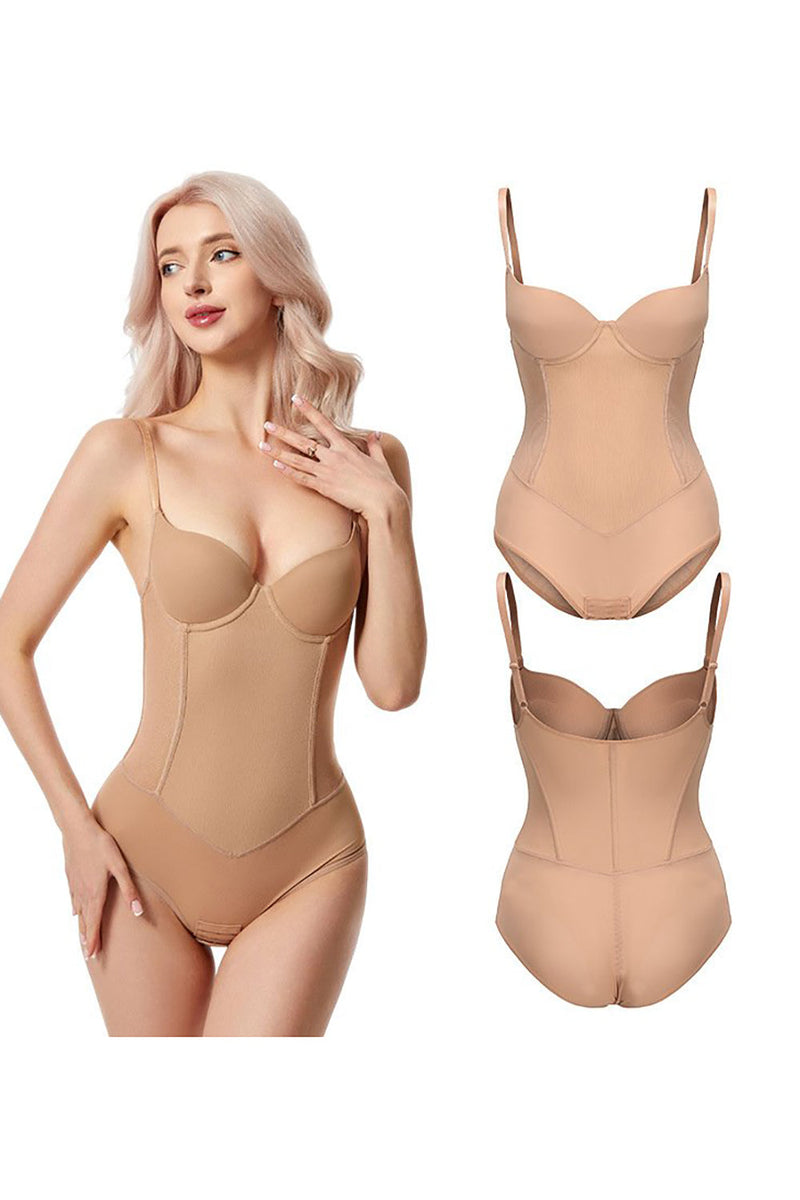 Laden Sie das Bild in den Galerie-Viewer, Apricot Push Up Taille Bauchkontrolle Shapewear