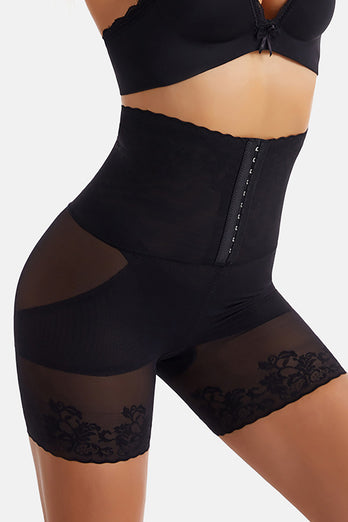 Aprikose High-Waist-Korsett-Lifting-Korsett-Spitze Atmungsaktive Shapewear