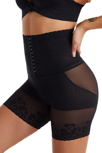 Aprikose High-Waist-Korsett-Lifting-Korsett-Spitze Atmungsaktive Shapewear