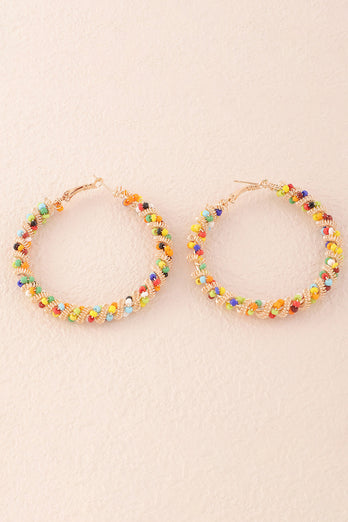 Bunte Loop Boho Style Ohrringe