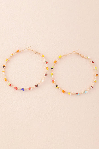 Bunte Loop Boho Style Ohrringe