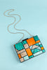 Laden Sie das Bild in den Galerie-Viewer, Geometrie Patchwork Acryl Party Handtasche