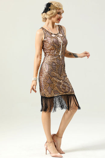 Goldene 1920er Jahre Gatsby Kleid