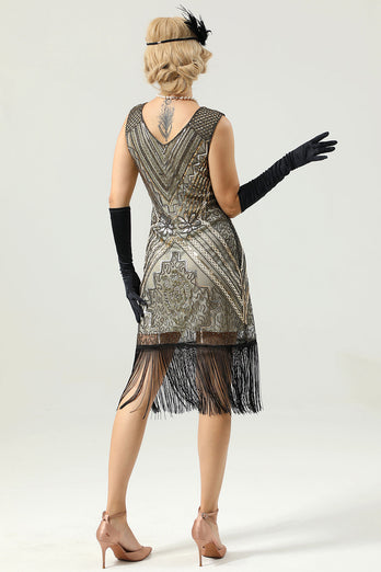 Ärmellose 1920er Jahre Gatsby Kleid