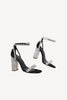 Laden Sie das Bild in den Galerie-Viewer, Strass Chunky Heel One Buckle Sexy High Heel Sandalen