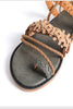 Laden Sie das Bild in den Galerie-Viewer, Army Green Casual Riemchensandalen