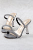 Laden Sie das Bild in den Galerie-Viewer, Square Toe Strassstein Stiletto Sandalen