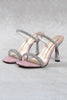 Laden Sie das Bild in den Galerie-Viewer, Square Toe Strassstein Stiletto Sandalen