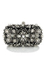 Laden Sie das Bild in den Galerie-Viewer, Strass Sparkly Black Party Clutch Tasche