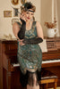 Laden Sie das Bild in den Galerie-Viewer, Gatsby Fransen Flapper Kleid Roaring Plus Size 1920er Jahre Kleid