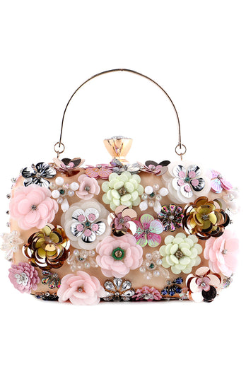 Dinner Clutch mit Blume