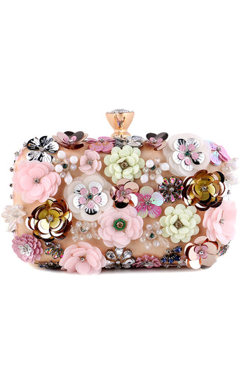 Dinner Clutch mit Blume