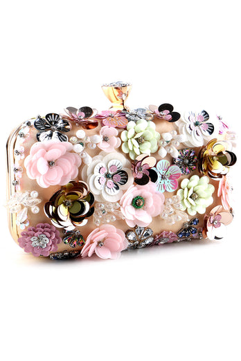 Dinner Clutch mit Blume